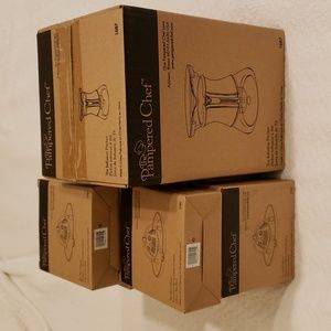 Pampered Chef tea infuser and tea-bird infuser.